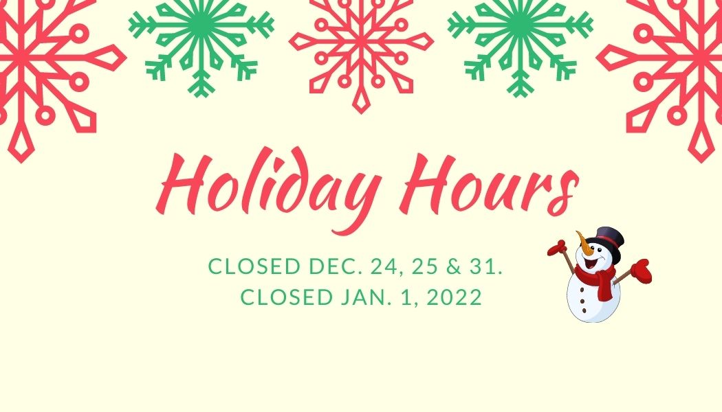 Holiday Hours Delphos Public Library