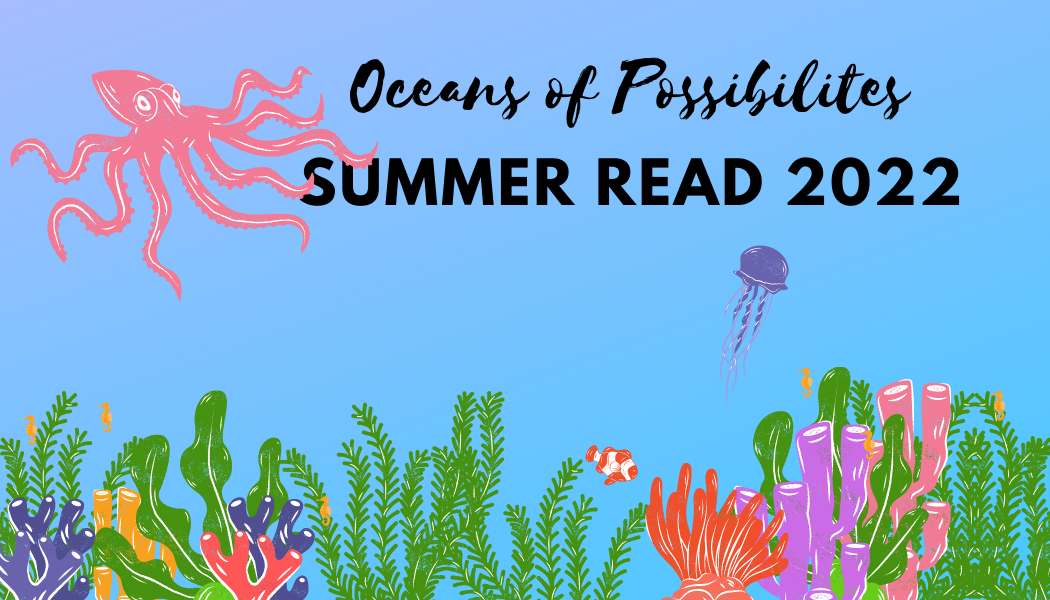 an ocean scene with the text Summer Read 2022 on it